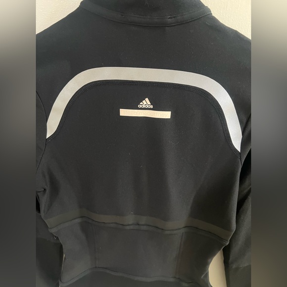 Adidas by Stella McCartney Black Zip Up Activewear Sweater Women’s size XS - Picture 6 of 10